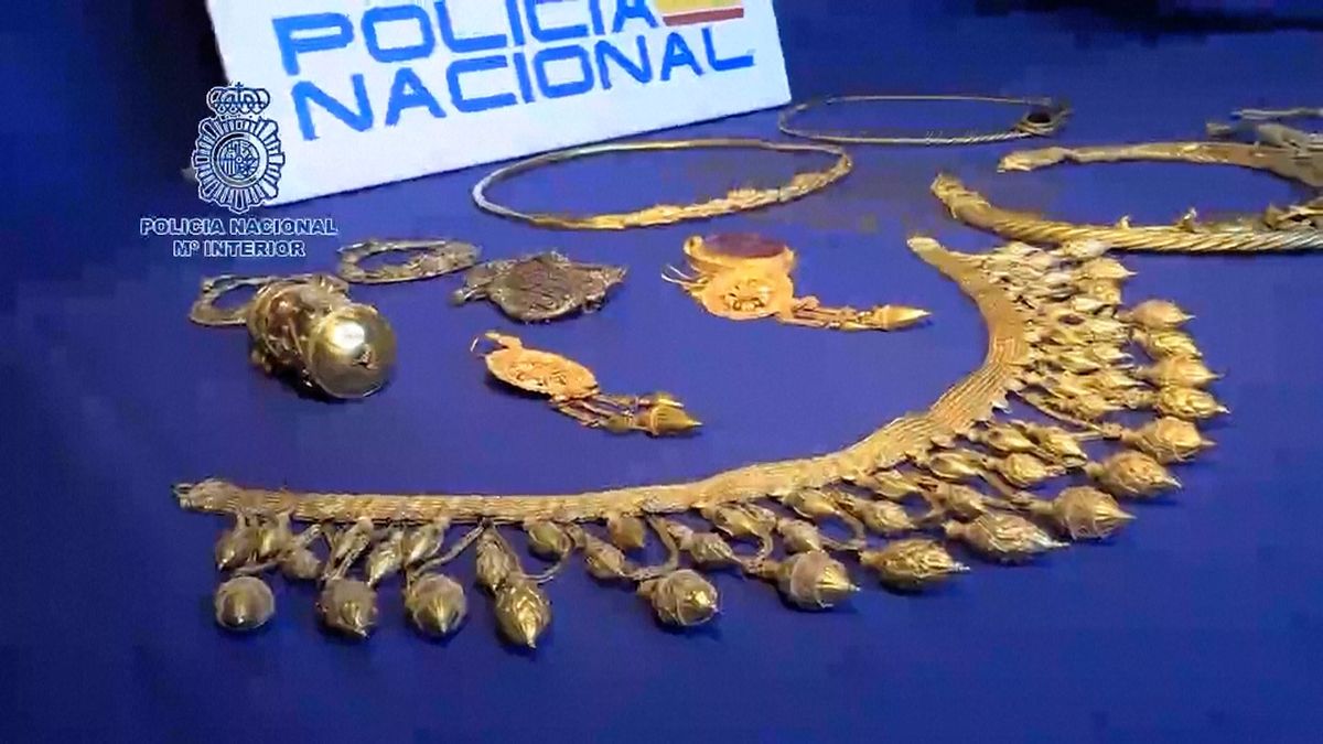 Španělé zabavili kradené starověké zlato z Ukrajiny za 1,5 miliardy